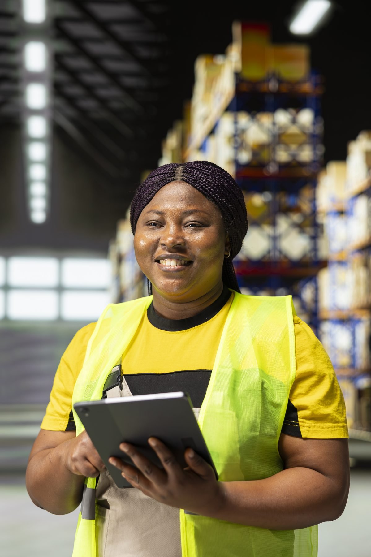 Worker managing packages